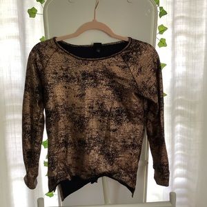 Rose gold and navy blue kids pullover